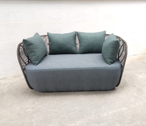 Meubles de patio, terrasse, salon de détente, meubles d'extérieur, tissage de <span class=keywords><strong>corde</strong></span>, canapé de jardin fantaisie - Product Image 6