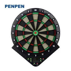 Máquina de jogo de dardo display lcd, profissional, dartboard eletrônico com 6 dardos, 24 pontas extra