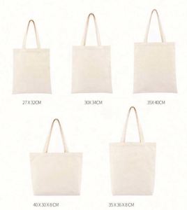 Bolsas de Compras Reutilizables de Lona de Algodón Blancas y Negras, Ecológicas, Grandes, para Libros y Comestibles, con Logotipo Personalizado, para Regalos, Venta al Por Mayor - Product Image 4