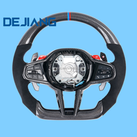 Volant chauffant et vibrant en fibre de carbone CS pour BMW F10 F30 G30 G31 G32 X5 G01 G02 G87 M3 G80 M4 G42 G20 G21