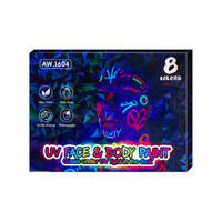 Marqueurs acryliques lumineux écologiques, sans danger pour la peau, stylos de graffiti qui brillent dans le noir, ensemble de tableaux blancs fluorescents pour enfants et étudiants
