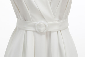 Robes midi décontractées d'été pour femmes, sans manches, style rétro, <span class=keywords><strong>robe</strong></span> <span class=keywords><strong>Hepburn</strong></span>, années 1950, 1960, rockabilly, blanche, pin-up, fête, bal, swing - Product Image 5