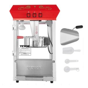 เครื่องทำป๊อปคอร์นสแตนเลส850W 8ออนซ์304เชิงพาณิชย์ - Product Image 1