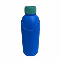 Bouteille en plastique HDPE mate de 500-1000 ml avec poignée, couleur personnalisée, pour lait, boissons, détergent, jus, avec bouchon à vis