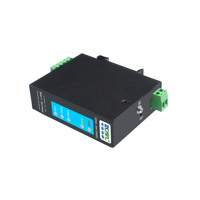 Gateway Industrial IoT, Conversor de Protocolo Modbus, 2 Puertos RS485, Ethernet, Modbus RTU/TCP/MQTT/JSON, ARM9 Edge Computing, DC 9~36V