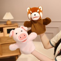 Boneka Tangan Kapibara Realistis, Mainan Plush Simulasi Hiu, Boneka Hewan Lembut, Alat Peraga Pertunjukan Anak, Hadiah Edukatif, Grosir