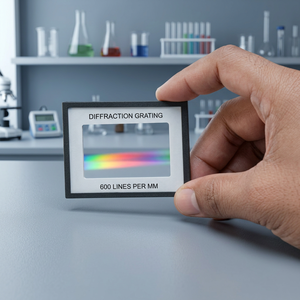 Rejilla de Difracción CROWN de 300 Líneas/mm, Montada en Tarjeta, Grado Óptico, para Experimentos de Física y Óptica en Laboratorio Científico - Product Image 2