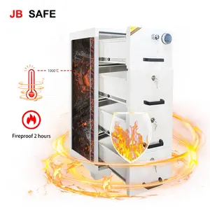 JBcoffre fort dogital 4 drawer file cabinet 2 hours fireproof filling cabinet fireproof safe for office