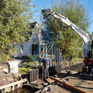 PVC-schaalwand, vinyl schaalwand, zeewering, Z&U type PVC vinyl schaalwand voor getijdenwering, golfbrekers, keermuren - Product Image 5