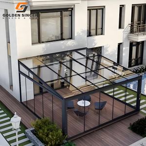 ห้องอาบแดดกระจกอลูมิเนียมกรอบบางพิเศษสำหรับโครงการสถาปัตยกรรมแบบมินิมอล - Product Image 3