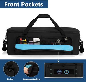 Sac de voyage pour télescope avec boucles sécurisées compatibles avec le <span class=keywords><strong>tube</strong></span> et le trépied du télescope Celestron, accessoires de télescope rembourrés souples - Product Image 3