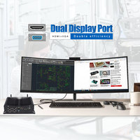 Intel 11. ª generación, Mini PC sin ventilador con 2 canales, LAN Dual, Wifi, Linux, GPIO, PC Industrial integrada, SSD, Mini USB DDR4, enchufe AU, nuevo