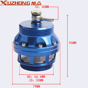 Válvula de descarga turbo BOV1008 para actualización y mejora, construcción de aluminio azul - Product Image 4