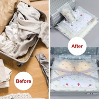 Ensemble de pochettes de voyage étanches fermeture en plastique givré transparent sacs de rangement à fermeture à glissière personnalisés 5 tailles différentes pour boucles d'oreilles