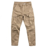 Celana Cargo Pria IStapromo Gifts, Celana Panjang Multi Kantong untuk Aktivitas Luar Ruangan, Olahraga, Fitness, Overall, Celana Jogger Pria