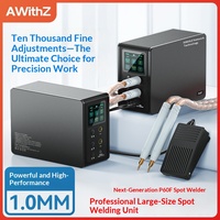 Soudeuse par points AWithZ P60F 9V à ultracapaciteurs pour batteries au lithium 18650, soudeuse bout à bout, type stockage d'énergie