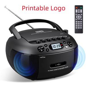เครื่องเล่นซีดีพกพาแบบย้อนยุค รุ่น CD-9270 พร้อมเครื่องบันทึกเทปคาสเซ็ต วิทยุ FM บลูทูธ 5.0 เสียงสเตอริโอ พร้อมรีโมทคอนโทรล สำหรับงานปาร์ตี้ที่บ้าน - Product Image 1