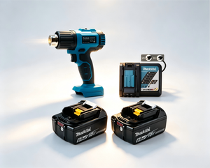 <span class=keywords><strong>Pistola</strong></span> de Aire Caliente Inalámbrica <span class=keywords><strong>Makita</strong></span> de 18V con Temperatura Ajustable de 100-550°C ° C 200L/min para Envoltura Retráctil y Proyectos de Bricolaje - Product Image 5