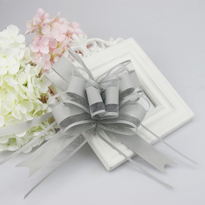 Vente en gros de rubans d'emballage de cadeaux pour décoration de fête de mariage rubans papillon en organza pour emballage cadeau - Product Image 5