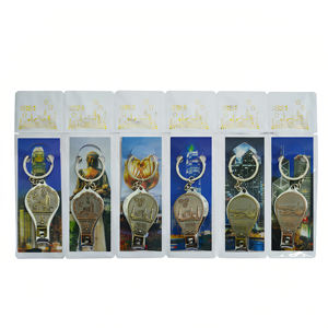 定制3D浮雕凸起标志多伦多雅典苏黎世纪念品指甲剪日常使用脚趾金属指甲剪钥匙扣 - Product Image 3