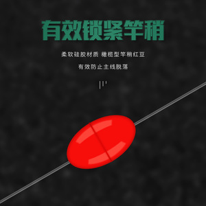 อุปกรณ์ตกปลา Aohu Sports Silicone Space Beans ทรงกระบอก ขนาด M 2.5-4 เส้น ความแม่นยำสูง ทนทานต่อน้ำต่ำ - Product Image 2