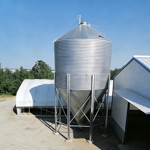 Silo Conico OUMU per Stoccaggio, Silo per Cereali con Fondo a Tramoggia, 3-50 Tonnellate, in Acciaio Anticorrosione ad Alta Resistenza, Garanzia 1 Anno - Product Image 3