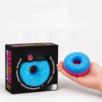 Jouet anti-stress rebondissant en forme de donut à la maltose, type de décompression