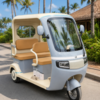 Tricycle électrique à 3 roues SumEV, 3 places, ouvert, 60V 20AH, autonomie 50km, certifié CE, rideau de pluie en option pour la conduite quotidienne en famille