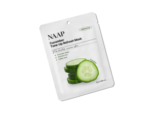 Masque Rafraîchissant Tonifiant au Concombre Coréen NAAP pour Femmes - Soin Apaisant et Masque en Tissu Rafraîchissant pour Peaux Gonflées et Fatiguées - Product Image 2