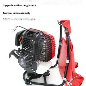 Cortacésped industrial de mochila de 4 tiempos, desbrozadora pequeña para uso doméstico, recortadora de césped, cosechadora agrícola, cortadora de maleza, a gasolina, DIY, ODM - Product Image 3