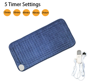 110-240V 60W <b>Electric</b> Back Heating <b>Pad</b> 10-Level Temperature Control Overheat Protection Washable Heating Wire for Household Use - Product Image 3
