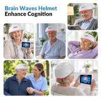 Casque de photobiomodulation infrarouge proche ZJZKTOP 810nm 24W 448 LED pour la santé cérébrale et la réadaptation neurologique