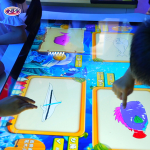 Expérience de dessin numérique interactive, jeu de dessin immersif sur écran tactile pour centre commercial - Product Image 2