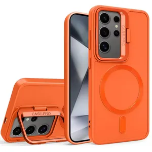 Suporte de anel magnético para celular, capinha traseira com ímã para celular Samsung S24 Ultra S23 2024, novidade para smartphone