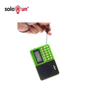Radio de bolsillo Solar recargable, <span class=keywords><strong>FM</strong></span>, AM, SW, MP3, ranura para tarjeta SD, batería de ion de litio portátil - Product Image 5