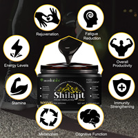 Acentiallabs Original Or Shilajit Complément Multi-Minéraux Acide Fulvique Résine de Shilajit Pure Himalaya pour le Soutien Immunitaire