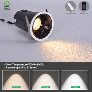 Luces Inteligentes para el Hogar, Downlight Empotrable Profundo IP65, Foco <span class=keywords><strong>LED</strong></span> Ajustable de 3000k, Iluminación Decorativa, Luces <span class=keywords><strong>LED</strong></span> para el Hogar - Product Image 1
