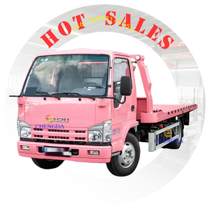 Çin 4*2 kullanılan 5ton 10ton ISUZU ISUZU yol araba Flatbed çekici kamyon tamirci çekme kamyon satılık - Product Image 1