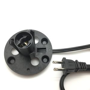 Шнур питания переменного тока с двумя контактами стандарта США и гнездом IEC, патрон E12 для соляной лампы, бытовой техники, с диммером 1А - Product Image 5