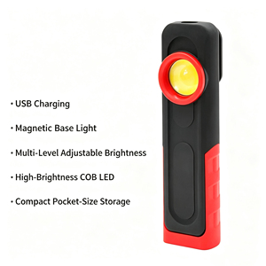 Lámpara de Inspección de Automóviles Recargable de Mano con Base Magnética Fuerte, 4 Modos de Iluminación para Reparación de Automóviles y Trampeo de Mosquitos al Aire Libre - Product Image 2