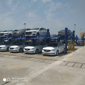 Vente en gros usine, sur mesure, empileur de voitures hydraulique à deux poteaux, plateforme à double niveau, <span class=keywords><strong>pour</strong></span> <span class=keywords><strong>garage</strong></span> domestique et commercial - Product Image 3