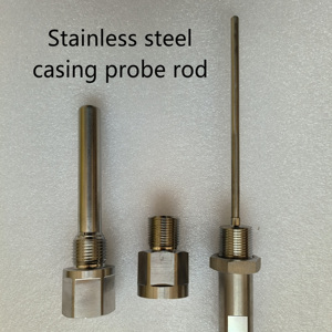 شاشة رقمية صناعية مقاومة للحرارة العالية مقياس درجة حرارة عادم، خط أنابيب، ملحق بحري مع قضيب مجس - Product Image 4