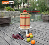 Professionele Houten Fruit Persmachine Druivenappel Fruitpers