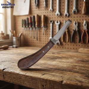 Professional Reusable Eco-Friendly Veterinary Use Farrier Hoof Knife Stainless Steel Horse Hoof Trimming Sole Frog <b>Cleaning</b> - Product Image 3