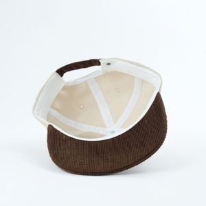 Casquette à 5 panneaux non structurée avec logo brodé personnalisé sur le devant, pour unisexe, tissu, couleur et design personnalisés - Product Image 5