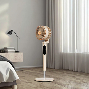 Intelligent Voice-controlled Floor-standing Circular <strong>Fan</strong> with Silent <strong>Upright</strong> Design and Powerful Large Airflow Circulation - Product Image 6
