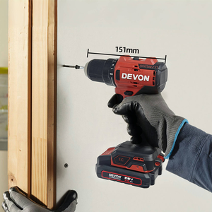 Devon 5210 DIY akülü elektrikli el matkap ev endüstriyel kullanım için çok fonksiyonlu güç tornavida değişken şarj içerir - Product Image 3