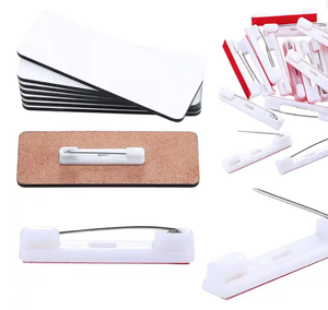 RubySub个性化3 * 1英寸MDF引脚底部升华名称标签升华引脚徽章 - Product Image 4