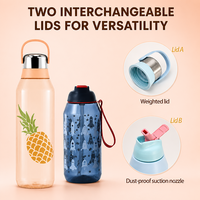 Bouteille d'eau sport en Tritan en gros, anti-fuite, sans BPA, à boire directement, réutilisable, design sportif, pour voyage en extérieur, entièrement sécurisée