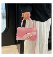 Sac à bandoulière coréen pour filles, style estival, durable, simple, portable, sac messager, pochette, petit sac carré à fermeture ouverte
